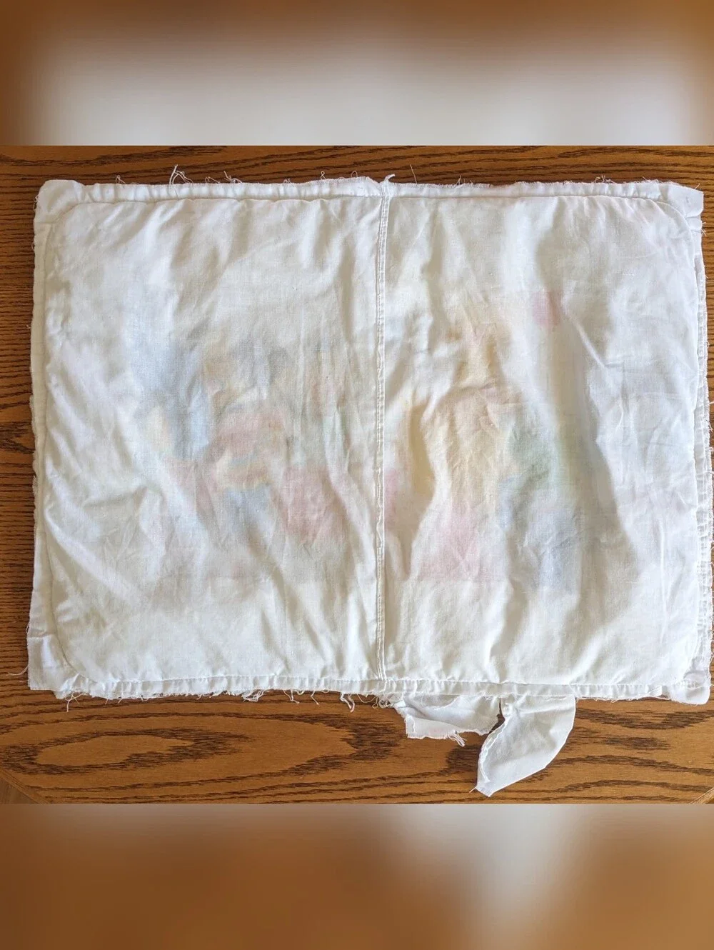 Sesame Street Ruffled Pillow Cover Vintage Bert's Pigeon Circus